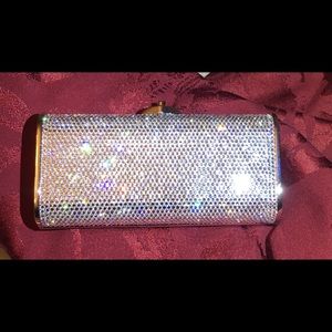 Judith Leiber Swarovski jeweled clutch NWT